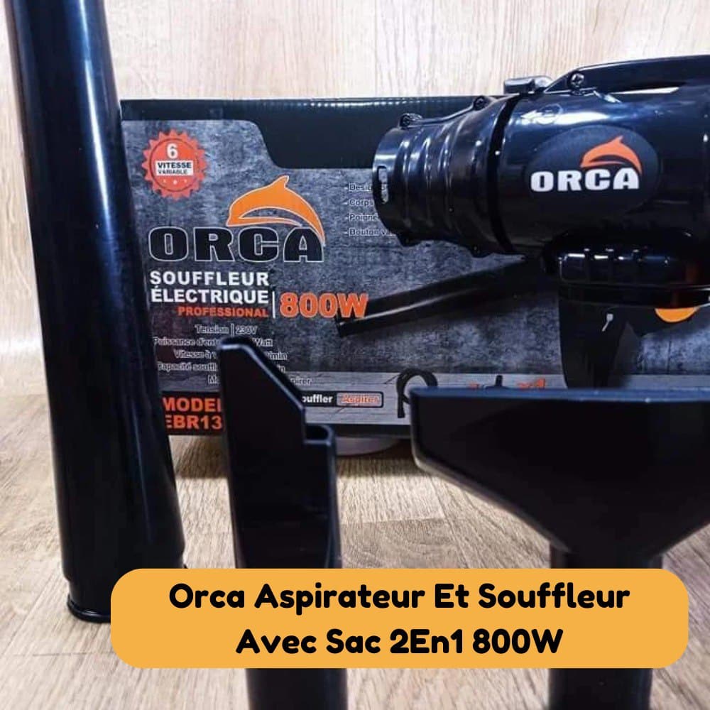 Orca aspirateur et souffleur avec sac 2en1 800 W - الصورة 5