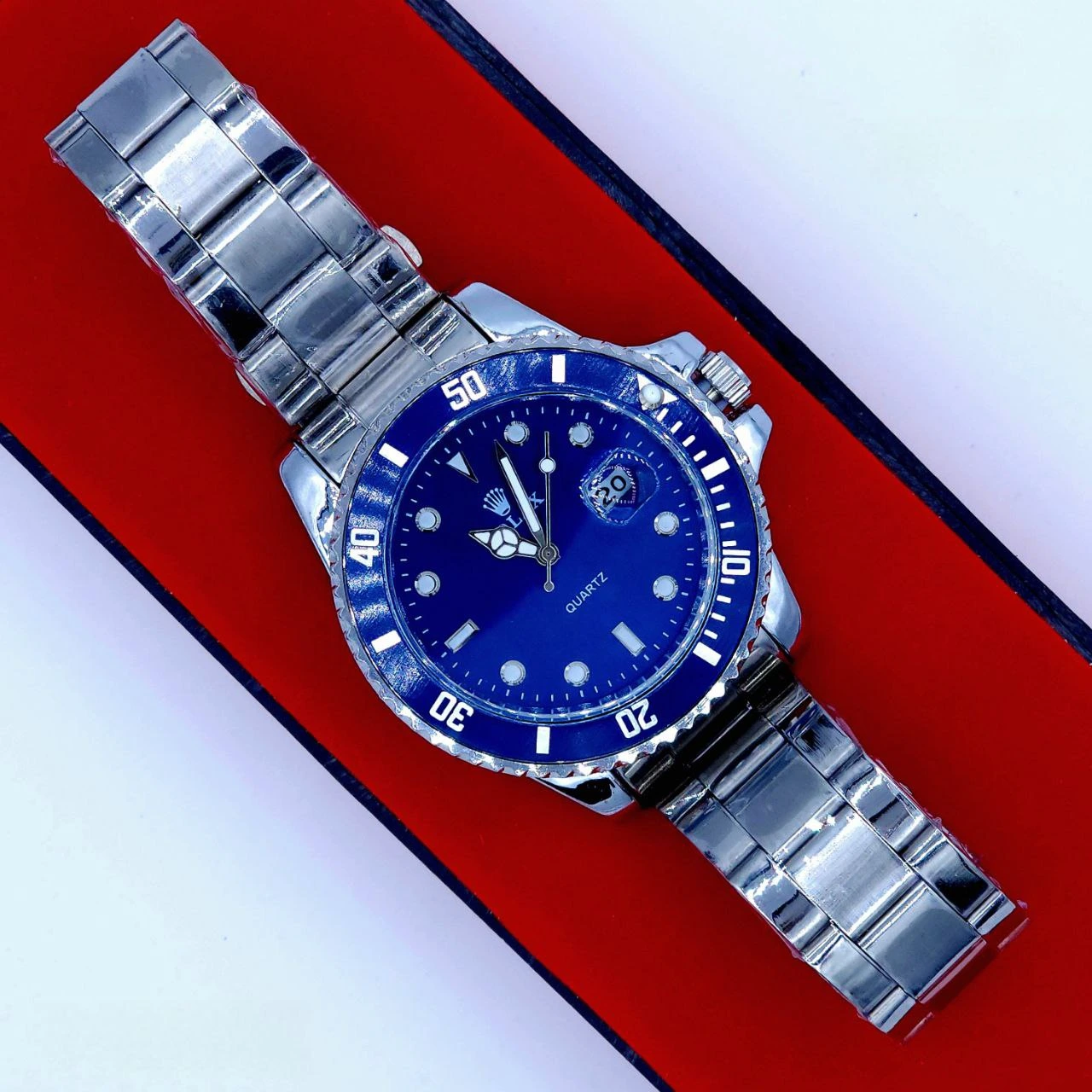 Rolex Jubilee et President, avec lunette tournante et dateur