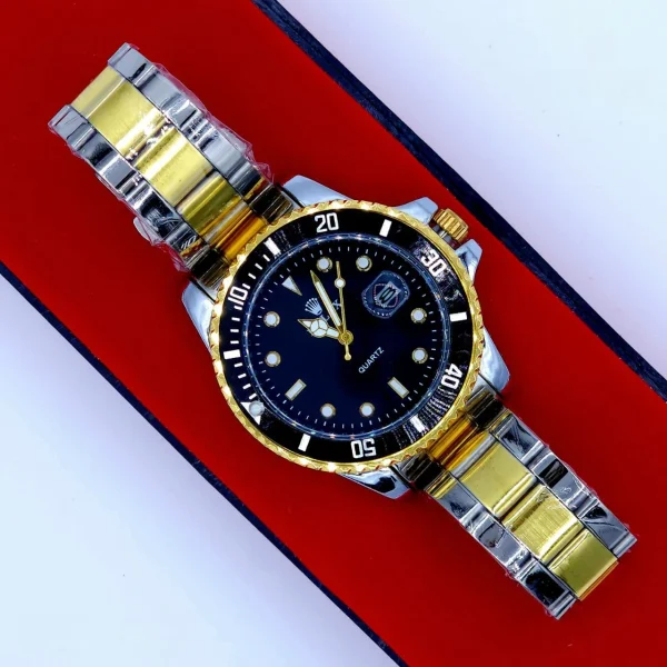 ⁦Rolex Jubilee et President, avec lunette tournante et dateur⁩ - الصورة ⁦2⁩