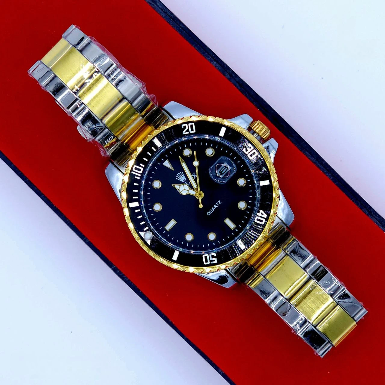 Rolex Jubilee et President, avec lunette tournante et dateur - الصورة 2