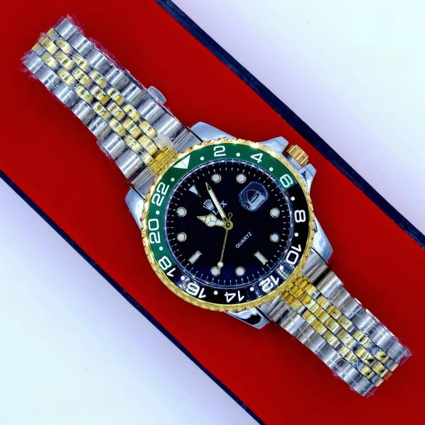 ⁦Rolex Jubilee et President, avec lunette tournante et dateur⁩ - الصورة ⁦4⁩